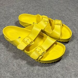 Birkenstock Arizona EVA Yellow Sandals Men’s 11 EU 44 Made Germany